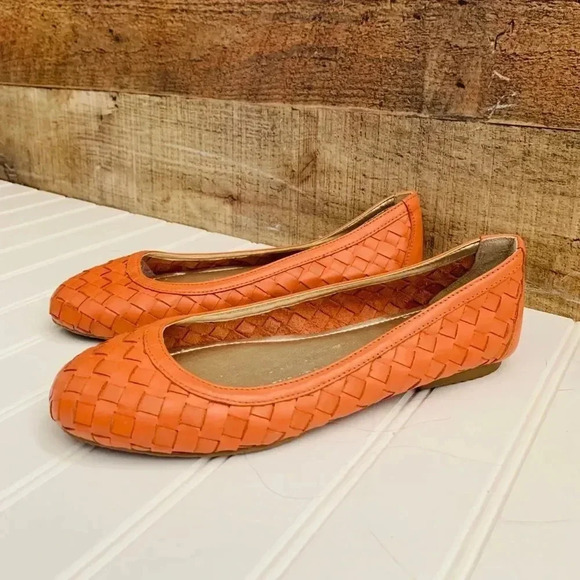 Mercanti Fiorentini Woven Ballet Flats - Picture 1 of 7